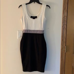 Black & White Bodycon Dress